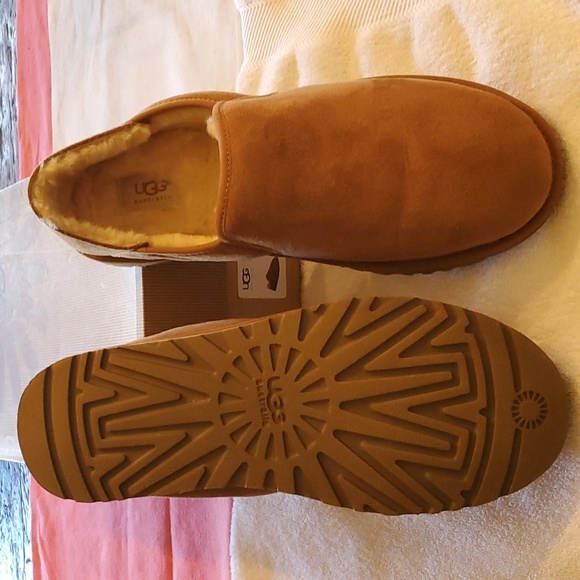 Mens UGG Kenton Slippers 13 - Chestnut - Picture 1 of 2